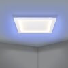 PADROGIANO-Z Plafonnier Luminaires Eglo LED Blanc, Changeur de couleurs