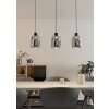 MOLOCHIO-Z Suspension Luminaires Eglo LED Noir, Changeur de couleurs
