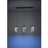 MOLOCHIO-Z Suspension Luminaires Eglo LED Noir, Changeur de couleurs