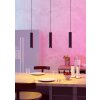 BALAMORTA-Z Suspension Luminaires Eglo LED Noir, Changeur de couleurs
