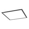 MORADILLO-Z Plafonnier Luminaires Eglo LED Noir, Changeur de couleurs