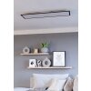 MORADILLO-Z Plafonnier Luminaires Eglo LED Noir, Changeur de couleurs