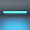 MORADILLO-Z Plafonnier Luminaires Eglo LED Noir, Changeur de couleurs