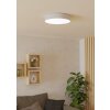 GALLIZZI-Z Plafonnier Luminaires Eglo LED Blanc, Changeur de couleurs