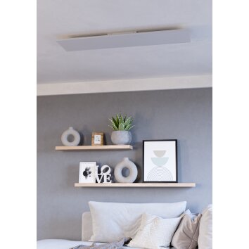 MORADILLO-Z Plafonnier Luminaires Eglo LED Blanc, Changeur de couleurs