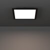 MORADILLO-Z Plafonnier Luminaires Eglo LED Noir, Changeur de couleurs