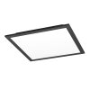 MORADILLO-Z Plafonnier Luminaires Eglo LED Noir, Changeur de couleurs