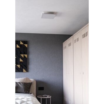 MORADILLO-Z Plafonnier Luminaires Eglo LED Blanc, Changeur de couleurs
