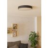 GALLIZZI-Z Plafonnier Luminaires Eglo LED Noir, Changeur de couleurs