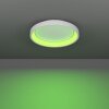 LORETELLO-Z Plafonnier Luminaires Eglo LED Blanc, Changeur de couleurs