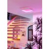 LORETELLO-Z Plafonnier Luminaires Eglo LED Blanc, Changeur de couleurs