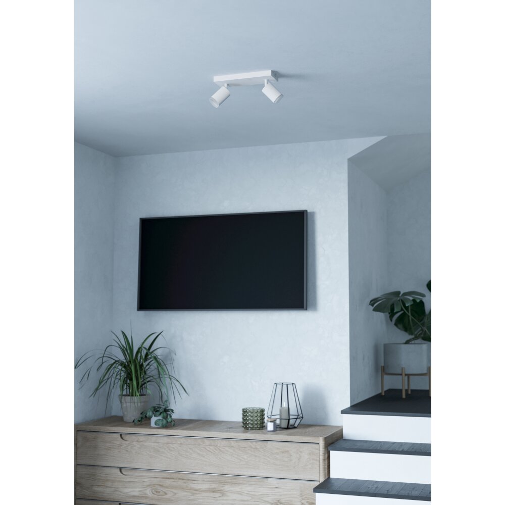 MELITELLO-Z Plafonnier, Spot de plafond Luminaires Eglo LED Blanc, Changeur de couleurs main product photo