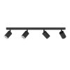 MELITELLO-Z Plafonnier, Spot de plafond Luminaires Eglo LED Noir, Changeur de couleurs