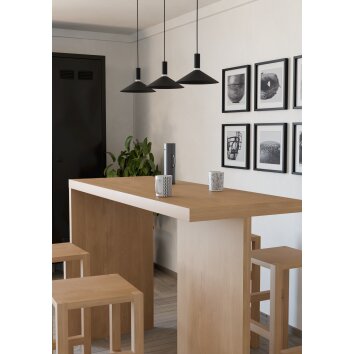 CONOMAVILLA-Z Suspension Luminaires Eglo LED Noir, Changeur de couleurs CONOMAVILLA-Z Suspension Luminaires Eglo LED Noir, Changeur de couleurs