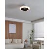 mit Ventilateur de plafond lumineux Luminaires Eglo LED Noir, Blanc, Télécommandes