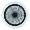 mit Ventilateur de plafond lumineux Luminaires Eglo LED Noir, Blanc, Télécommandes