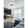 mit Ventilateur de plafond lumineux Luminaires Eglo LED Gris, Blanc, Télécommandes