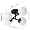 CASTROVIDO Plafonnier Luminaires Eglo LED Noir