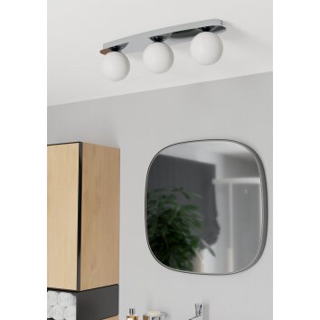CASTROVIDO Plafonnier, Applique murale / Plafonnier Luminaires Eglo LED Chrome