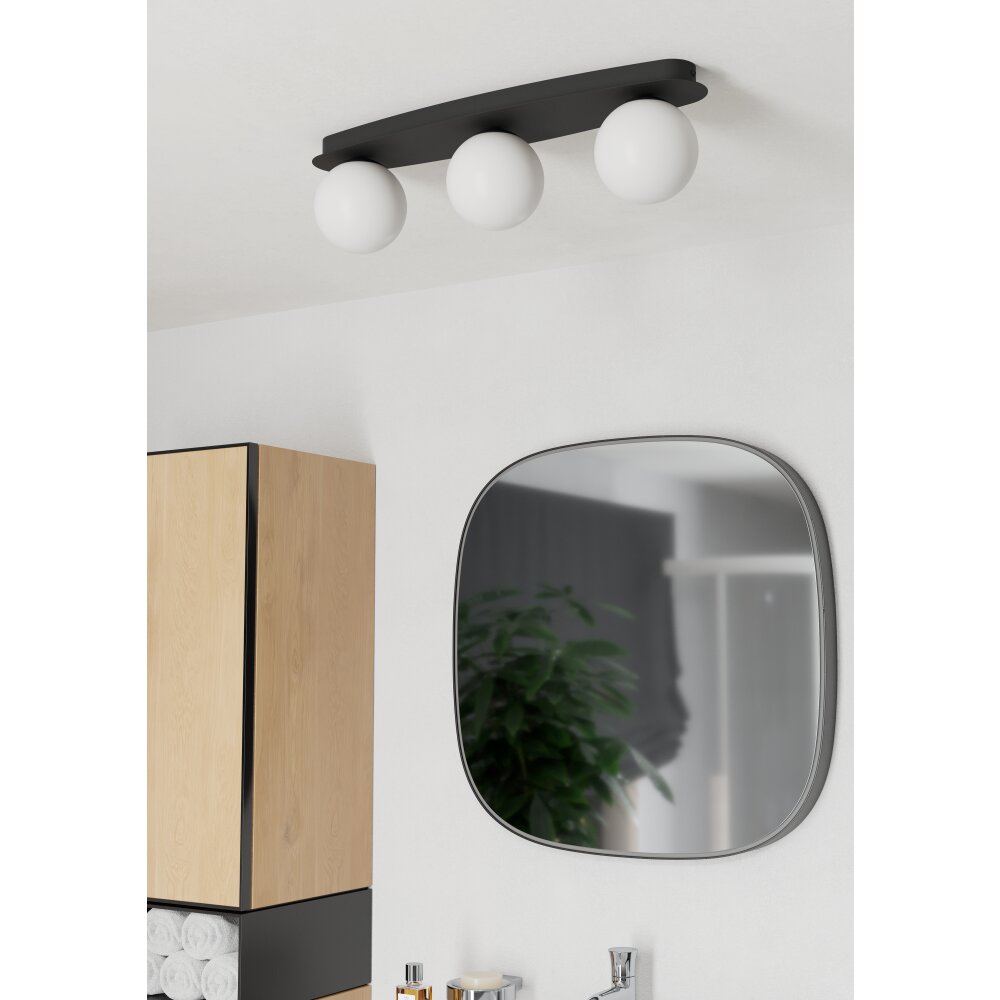 CASTROVIDO Plafonnier, Applique murale / Plafonnier Luminaires Eglo LED Noir main product photo