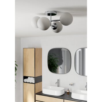 CASTROVIDO Plafonnier Luminaires Eglo LED Chrome