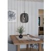 ROMAZZINA Suspension Luminaires Eglo Noir