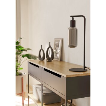 MAIONE Lampe à poser Luminaires Eglo Noir