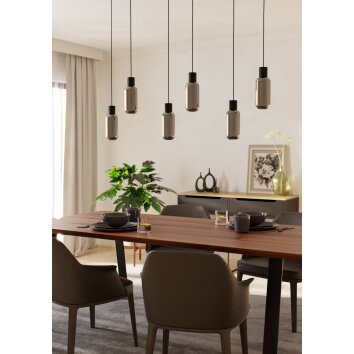 MAIONE Suspension Luminaires Eglo Noir