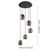 CIAMPINO Suspension Luminaires Eglo Noir