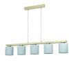 CASTRALVO Suspension Luminaires Eglo Brun, Nickel mat