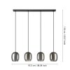 CIAMPINO Suspension Luminaires Eglo Noir