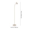 CARLO Lampadaire Luminaires Eglo Sable