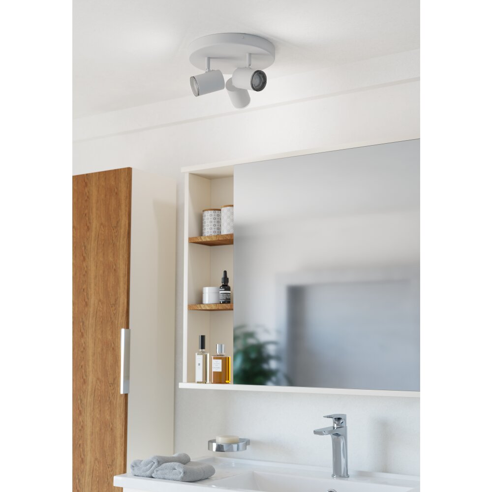 EGLO Plafonnier, Spot de plafond Luminaires Eglo Blanc main product photo