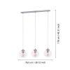 EGLO Suspension Luminaires Eglo Chrome