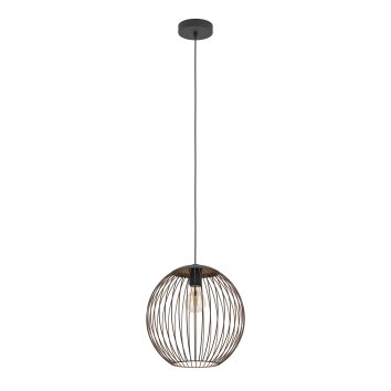 ALMANZORA Suspension Luminaires Eglo Cuivre, Noir