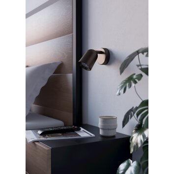 CAMALDOLI Spot de plafond, Applique murale Luminaires Eglo Bronze