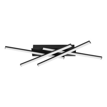 VASCELLA Plafonnier Luminaires Eglo LED Noir