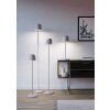 MANNERA-L Lampadaire Luminaires Eglo LED Gris, Télécommandes, Changeur de couleurs