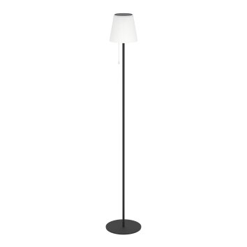 SCORDIANO-L Lampadaire Luminaires Eglo LED Noir, Changeur de couleurs