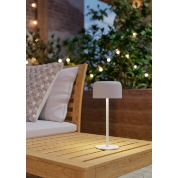 ROCCANOVA Lampe à poser Luminaires Eglo LED Blanc