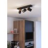 CONSUMA Plafonnier, Spot de plafond Luminaires Eglo Brun, Noir