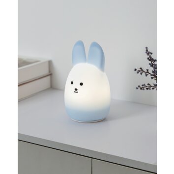 CASTELLINO Lampe à poser Luminaires Eglo LED Bleu, Télécommandes, Changeur de couleurs