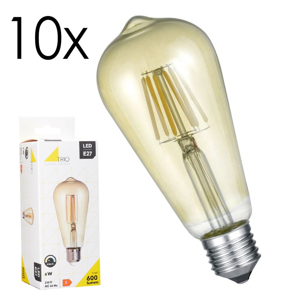 Luminaires Trio E27 LED 6 Watt blanc chaud 600 Lumen main product photo