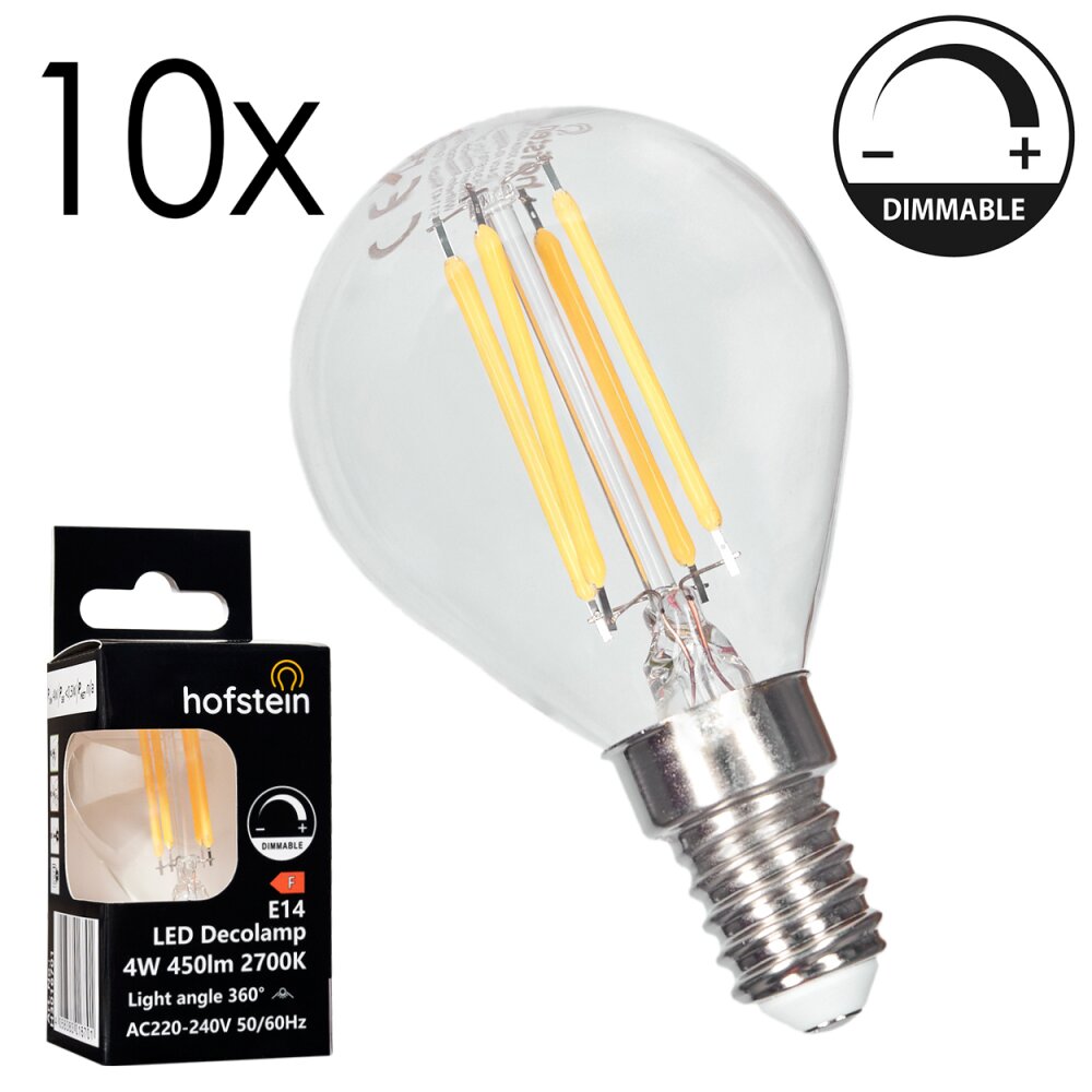 E14 4 Watt blanc chaud 400 Lumen main product photo