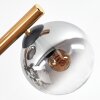 Gastor Plafonnier, Boule lumineuse Or, Noir, 10 lumières