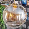 Koyoto Suspension, Boule lumineuse, Suspension Or, Noir, 5 lumières