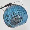 Koyoto Boule lumineuse, Lampadaire Bleu, Or, Cuivré, 5 lumières