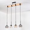 Koyoto Suspension, Boule lumineuse, Suspension Écru, Noir, 4 lumières