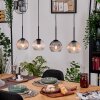 Koyoto Suspension, Boule lumineuse, Suspension Écru, Noir, 4 lumières