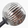 Ripoll Plafonnier, Boule lumineuse Chrome, Fumé, 10 lumières